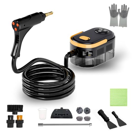 Lifelong Portable Steam Cleaner for Home 1500W | For Kitchen, Bathroom, Floor, Tile, Car, Window & Shoe Cleaner | Removes Stains, Dirt & Grease | 1200