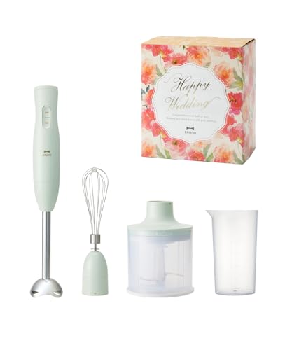 ブルーノ ブレンダー マルチスティックブレンダー2 BOE140 ミキサー ハンドブレンダー フードプロセッサー 離乳食 軽量 スリム コンパクト スムージー 氷OK 電子レンジ対応 食洗機対応 brunoメッセージカード 対応 リニューアル 4