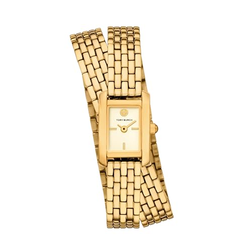 Tory Burch Women's Mini Eleanor Double Wrap Gold-Tone Stainless Steel Watch (Model: TBW1096)