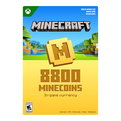 Minecraft: Minecoins Pack: 8800 Coins [Digital Code] - AMAZON EXCLUSIVE