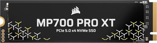 Corsair MP700 PRO XT 2TB PCIe 5.0 NVMe M.2 SSD – Up to 14,900 MB/s, Gen5 Speed, DirectStorage Ready for Gaming PCs – Black