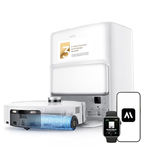 (-44%) MOVA Z60 Ultra Roller SA Saugroboter, 26.000 Pa Saugkraft, Weiß
