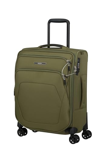 (-15%) Samsonite Spark SNG Eco - Handgepäck Koffer 55 x 40 x 23 cm - Weichgepäck Kabinentrolley für EasyJet & die meisten Airlines, Erweiterbar, 48/55L - Grün (Olive)