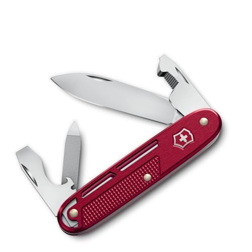 (-28%) Victorinox Taschenmesser Synergy Alox, Multitool, 9 Funktionen, Inkl. Klinge, Paketöffner, Schraubendreher, Swiss Made, Rostfreier Stahl, Dunkelblau