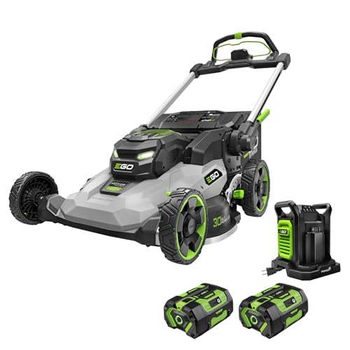 EGO LM3004SP-2 30 inch self-propelled mower with two 6Ah batteries
