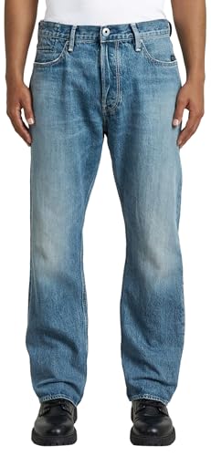 ⚡ BLITZDEAL (-65%) G-Star Men's Dakota Regular Straight Jeans Blau (Antique Faded Patina Blue D23691-E358-H928) 36W / 36L