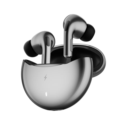 Fire-Boltt Aero TWS Earbuds Custom EQ, Wireless Bluetooth 5.4, Music & App Support, 50H Playtime, Fast Charging Case, 50ms Low Latency for Gaming, Tou