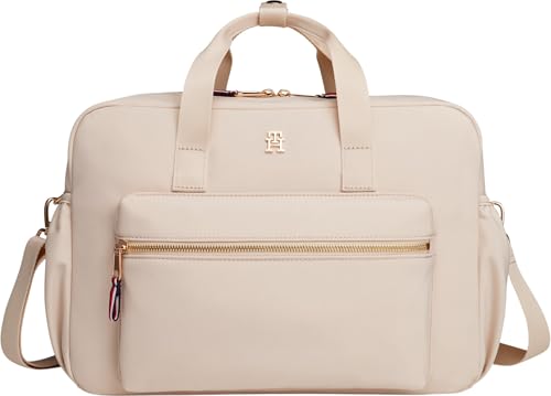 ⚡ BLITZDEAL (-58%) Tommy Hilfiger Kinder Unisex Duffle Bag Tasche Essential Changing Bag Wickeltasche, Beige (Classic Beige), Einheitsgröße