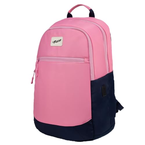 Balanzo 16L Laptop Backpack for Women & Men| College|2 Compartments, 1 Pocket, USB and TypeC Port|Luggage Strap|Detachable Key Holder|Laptop and Table