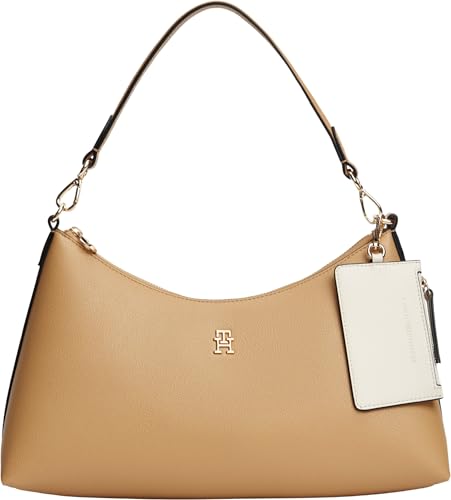 ⚡ BLITZDEAL (-49%) Tommy Hilfiger Damen Schultertasche Icon mit Münztasche, Beige (Classic Khaki), Einheitsgröße