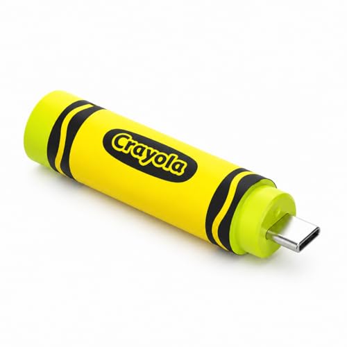 SANDISK Crayola USB Type-C 64GB, Upto 300 MB/s, Crayon Design Pendrive for Smartphone, Tablet & Laptop, Electric Lime, 5Y Warranty (SDCZIC-064G-G46L)