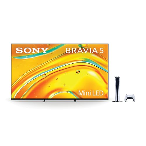 Sony BRAVIA 5 65 Inch Mini LED 4K Smart TV (K-65XR50, 2025 Model) + PlayStation®5 Digital Edition Slim Bundle PlayStation®5 Digital Edition (slim) PS5 w/ Sony BRAVIA 5 65 Inch Mini LED 4K Smart TV