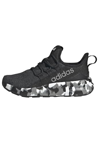 adidas Unisex-Kids Lite Racer Adapt 8.0, Black/Grey/Carbon, 6.5