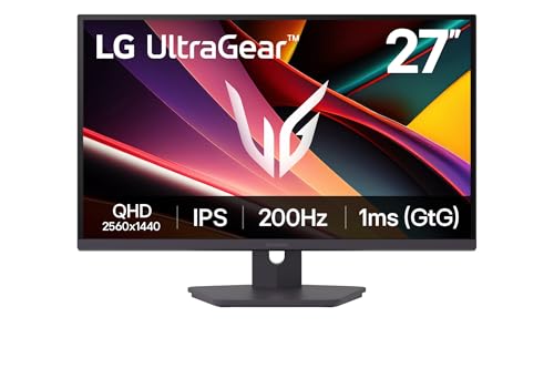 (-32%) LG 27G610A-B Ultragear Gaming-Monitor, 68,6 cm (27 Zoll), IPS, QHD (2560 x 1440), 200 Hz, 1 ms, HDR10, FreeSync Premium, höhenverstellbar, dunkelviolett matt