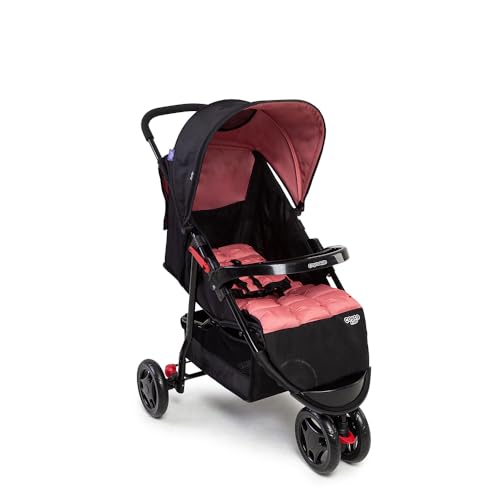 Carrinho de Bebê Cosco Kids, Toffy, Rosa Noite