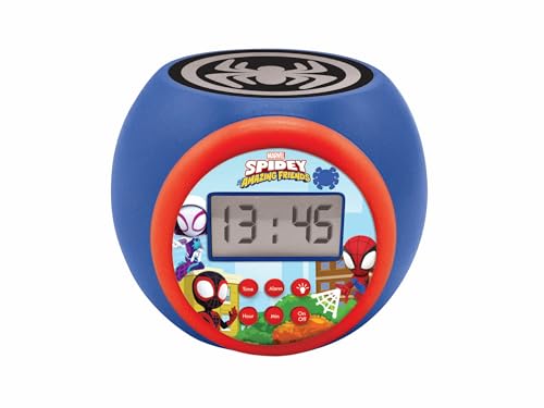LEXIBOOK, Spidey Projector Alarm Clock, RL977SP1LXB
