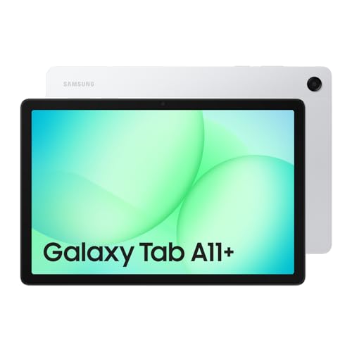 (-37%) Samsung Galaxy Tab A11+, AI Tablet, 11 Zoll Display, 90 Hz Bildwiederholrate, 128 GB Speicher, 6 GB RAM, Android, Dolby Atmos Quad-Lautsprecher, Silver, 3 Jahre Herstellergarantie