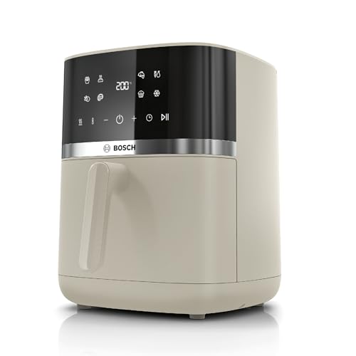 (-44%) Bosch Heißluftfritteuse Serie 4, XL Air Fryer, creme, 6,1 L Fassungsvermögen, 7 Voreinstellungen, Auftau- und Warmhaltefunktion, Touchscreen, bis zu 60% schnelleres Kochen, MAF462C0