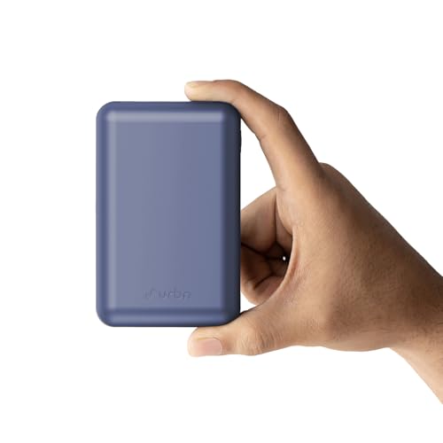 URBN 20000mAh Nano Plus 35W Turbo Fast Charging Power Bank Two-Way Fast Charge Metallic Finish 12-Layer Circuit Protection 1 Year Warranty (Blue Titan