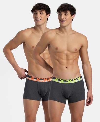FP03 Men's Super Combed Cotton Rib Solid Trunk with Ultrasoft Waistband
