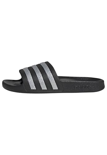 (-30%) adidas Damen Adilette Aqua Slides Sandal, Core Black/Silver Met./Silver Met., 37 EU