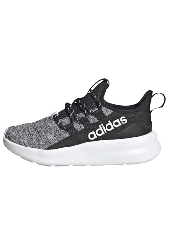 adidas Unisex-Kids Lite Racer Adapt 8.0, Black/Black/White, 11
