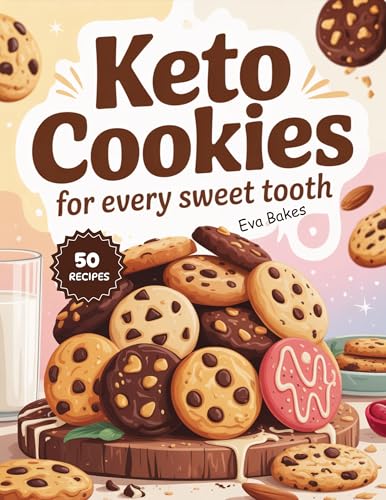 KETO Cookies For Every Sweet Tooth: Low-Carb, Sugar-Free, and Delicious Cookie Recipes to Satisfy Cravings the Healthy Way (Keto Sweet Bliss: The Ultimate Low-Carb Dessert Cookbook Series)