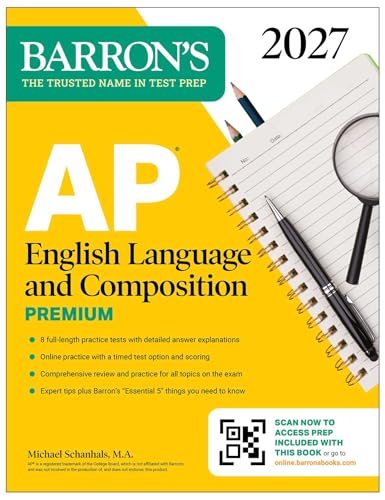 Barron's AP English Language and Composition Premium, 2027