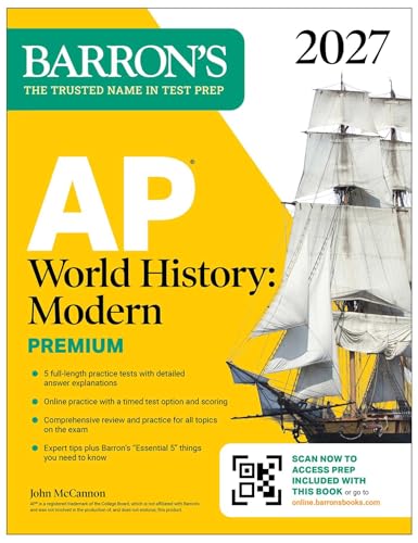 Barron's AP World History: Modern Premium, 2027