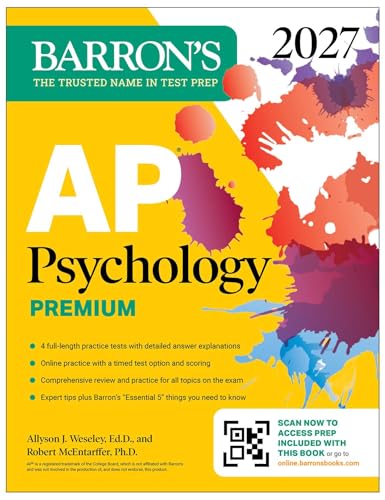 Barron's AP Psychology Premium, 2027