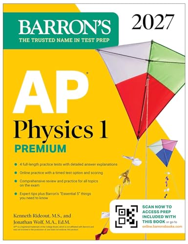 Barron's AP Physics 1 Premium, 2027