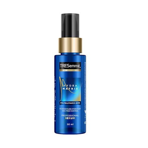 TRESemme Hydra Matrix Leave In Conditioner 50ml with Polyglutamic Acid | 100H Hydration, Frizz Control, Heat Protection | Paraben Free Hair Serum for 