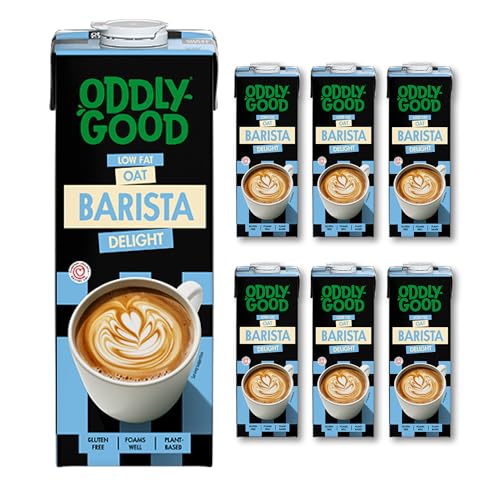 🔥 SELTEN SO GÜNSTIG (-50%) Oddlygood Barista Haferdrink Delight, fettarm 1,5%, aufschäumbar, 6 x 1l