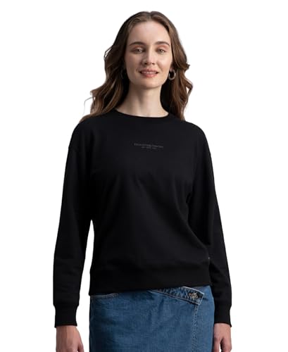 A191 Women Super Combed Cotton French Terry Fabric Printed Sweatshirt
