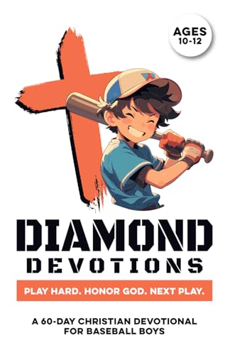 Diamond Devotions baseball devotional for boys 10-12 book cover