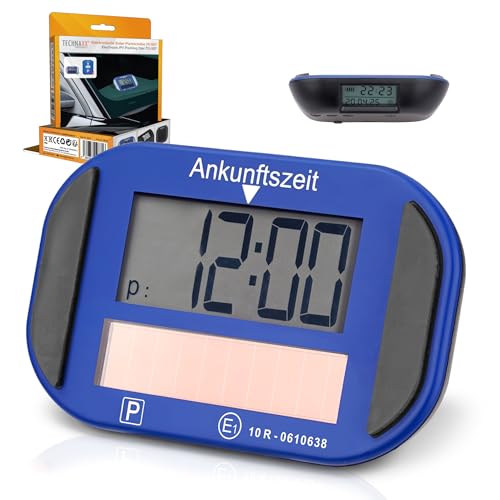 (-33%) technaxx Elektronische Solar-Parkscheibe mit Bewegungssensor, KBA TX-337