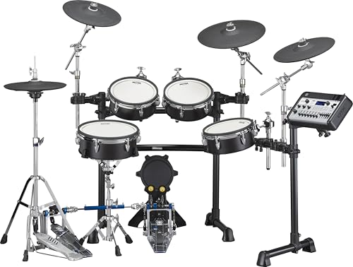 DTX8K-PROX Electronic Drum Set in Black Forest Finish with DTX-PROX Module and DTP8-X (TCS Pad Set), DTC8 (Cymbal Pad and Hardware), RS-8
