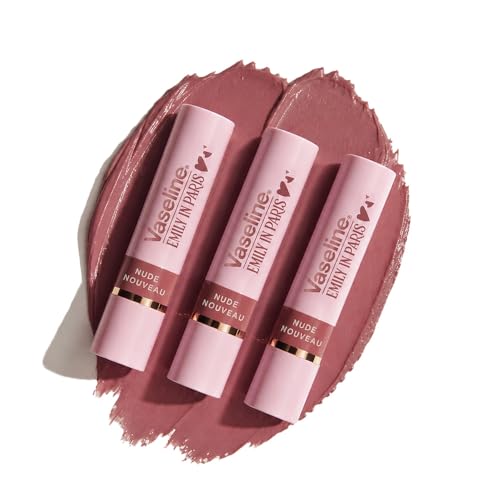 Nude Nouveau Emily in Paris Limited Edition Nude Tinted Lip Balm Stick 3g (Pack of 3)