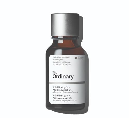 The Ordinary Volufiline 92% + Pal-Isoleucine 1% Plumping Anhydrous Serum, Facial Skincare for Loss of Volume, 0.5 Fl Oz