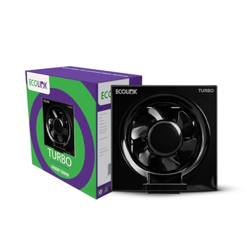 EcoLink TURBO 150mm Exhaust Fan | High-Speed, Powerful Air Suction | Silent Operation | Energy Efficient | Durable Plastic Body | Suitable for Kitchen
