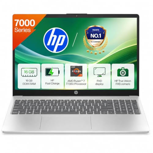 15 Laptop, AMD Ryzen 7 7730U (16GB DDR4,512GB SSD) Anti-Glare, Micro-Edge,15.6''/39.6cm, FHD, Win11, M365 Basic(1yr),Office Home24,Silver,1.59kg,FHD C