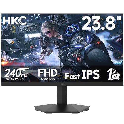 (-33%) HKC 24 Zoll Gaming Monitor,G24H3D,240Hz (bis zu 260Hz),FHD Bildschirm