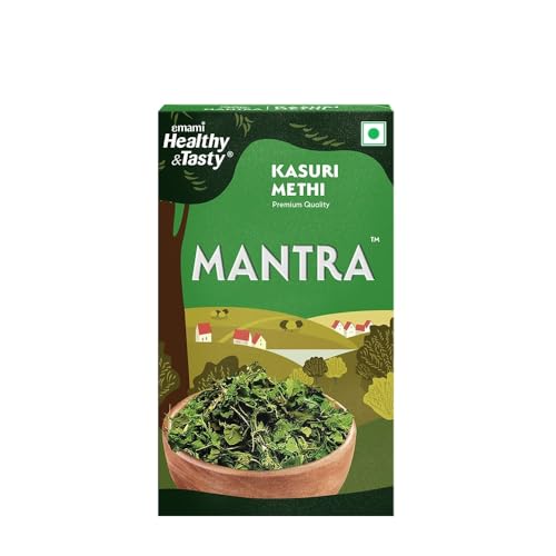 Emami Healthy & Tasty Mantra Kasuri Methi Whole, Natural, No Added Colour & Preservatives 25g