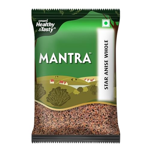 Emami Healthy & Tasty Mantra Star Anise/Chakri Phool Whole, Natural, No Added Colour & Preservatives 20g
