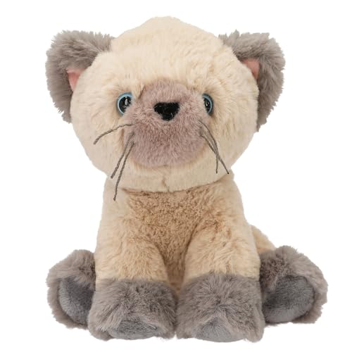 (-33%) Depesche 13768 TOPModel Fur Ever Friends - Kuscheltier Katze Amber, mit weichem Fell in Grau und Beige, ca. 16 cm großes Plüschtier
