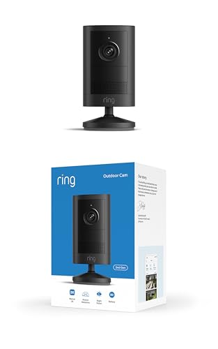 🔥 SELTEN SO GÜNSTIG (-50%) Ring Outdoor Camera 2K, Außenkamera, Akku (neueste Gen.), Einfache Installation, Weitwinkel-Video in Retinal 2K, optimierter, bis zu 6-facher Zoom und Nachtsicht, Schwarz