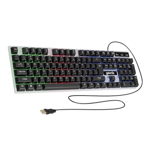 Cruiser K5, Wired Gaming Keyboard, 104 Keys, 1.5m Cable, 12 Multimedia Keys, USB Interface, RGB Colour, Plug and Play
