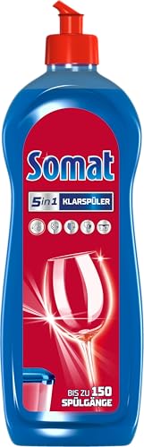 (-20%) Somat 5in1 Klarspüler (750 ml), Spülmittel-Zusatz für schnelle Trocknung, Klarspüler für Geschirrspüler verleiht brillanten Glanz auf Gläsern, Geschirr und in der Maschine, bis zu 150 Spülgänge