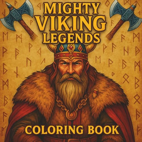 Cover of Mighty Viking Legends: Colouring Book