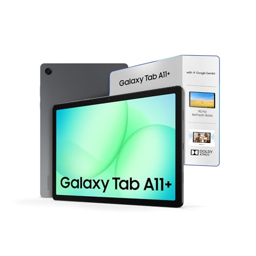 Samsung Galaxy Tab A11+ [Smartchoice], 27.82 cm (11 inch) Display, 8 GB RAM, 256 GB Storage, 90Hz Refresh Rate, AI with Google Gemini, Dolby Atmos, Qu